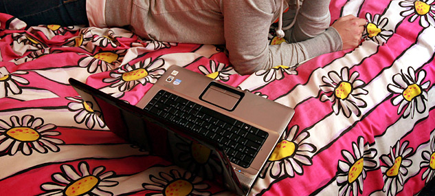 notebook mamma letto