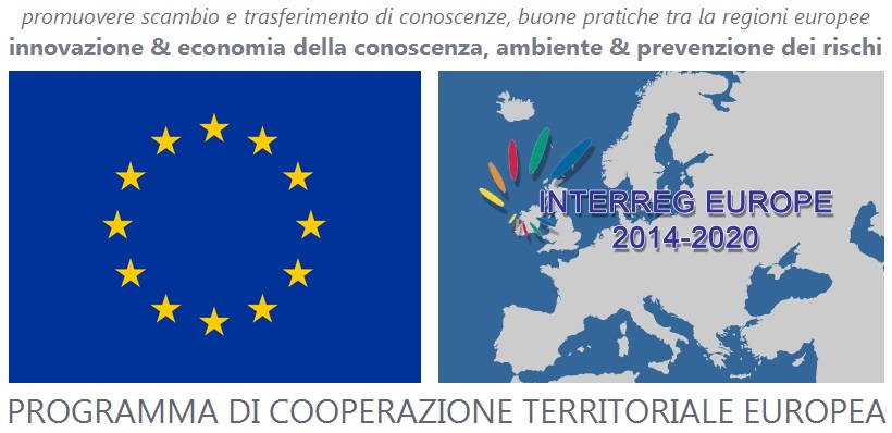 INTERREG EUROPE 2020 Programma europeo per la Cooperazione Territoriale Europa