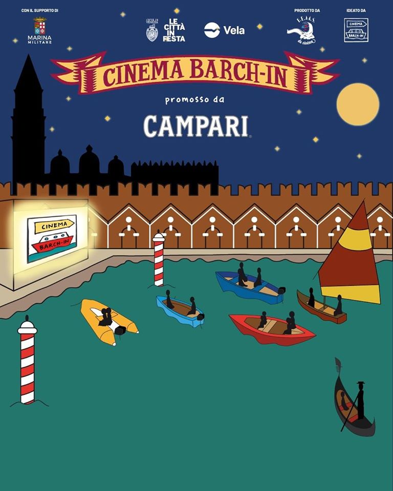 Arsenale di Venezia barch-in drive-in in barca PROGRAMMA luglio agosto 2020 Associazione FEMS du cinéma